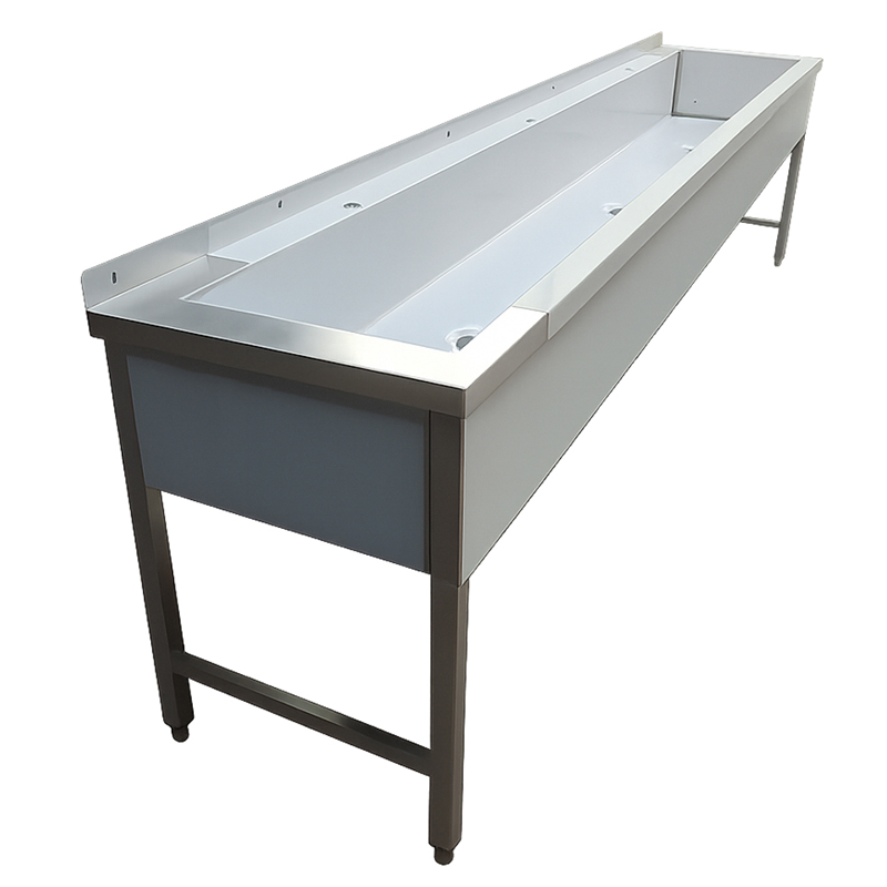 Long Commercial Kitchen Sink